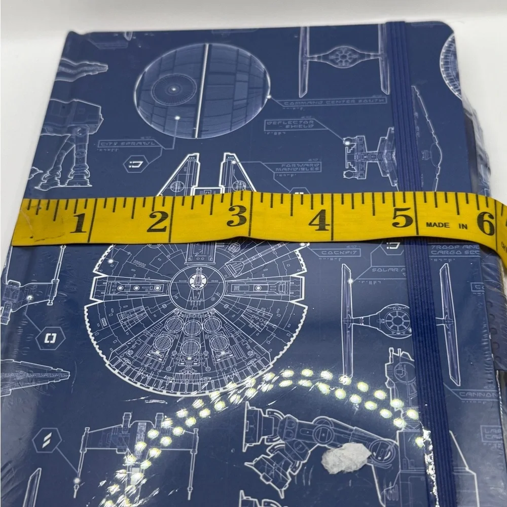 Disney Star Wars Blueprint Journal NIP With Pen  SKU0753